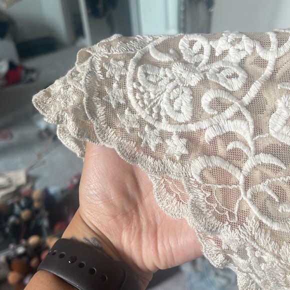 Forever 21 Mesh Dress with Embroidered Lace - Picture 4 of 4